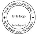 Empreinte timbre à sec