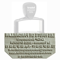 Empreintes caoutchouc pour Trodat Metal Line