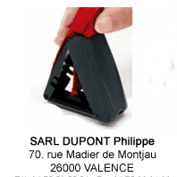 Tampon personnalisé ''de poche''