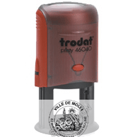 Tampon personnalisé en Texte rond