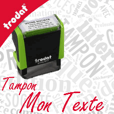 tampon trodat personnalisé texte